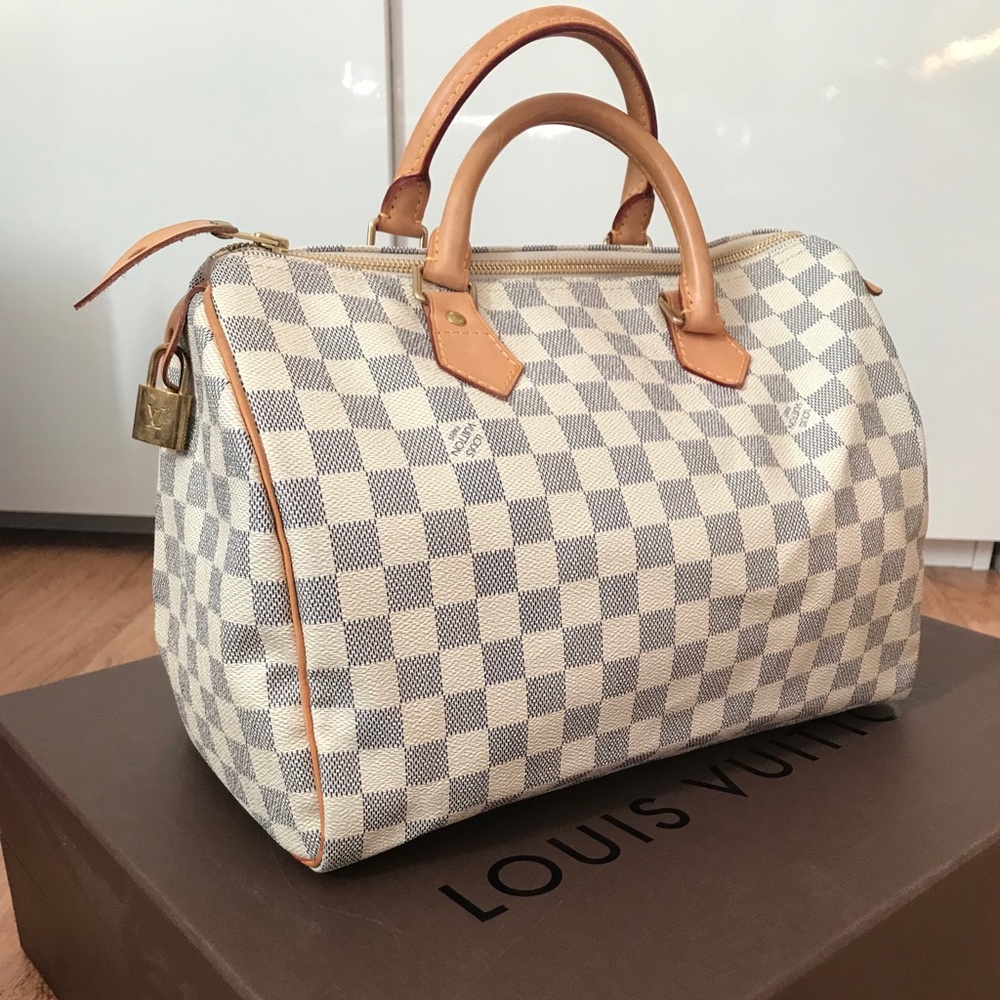 COPY - Authentic LV Damier Azur print Speedy 30